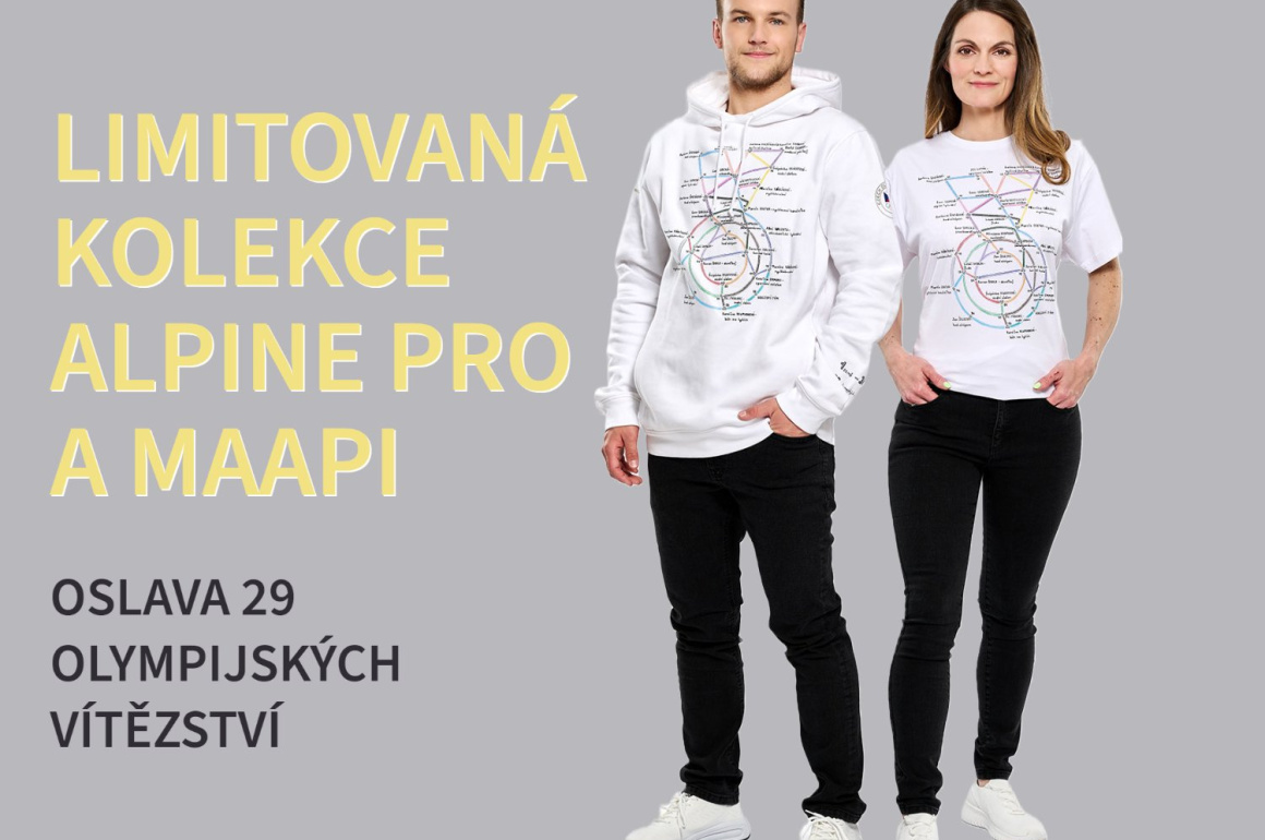 Limitovaná kolekce ALPINE PRO a Maappi jako oslava 29 olympijských medailí