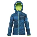 ALPINE PRO - EZORO DĚTSKÁ SOFTSHELLOVÁ BUNDA S MEMBRÁNOU