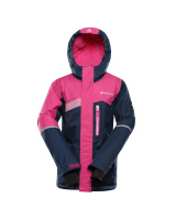 ALPINE PRO - DEARO 2 DĚTSKÁ LYŽAŘSKÁ BUNDA S MEMBRÁNOU PTX SNOW