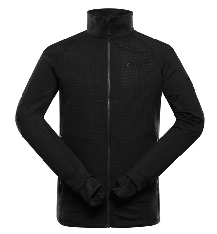 ALPINE PRO - QUERT 2 PÁNSKÁ MIKINA NA ZIP S PROSTRETCH