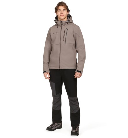 ALPINE PRO - AKAN 3 PÁNSKÉ SOFTSHELLOVÉ KALHOTY