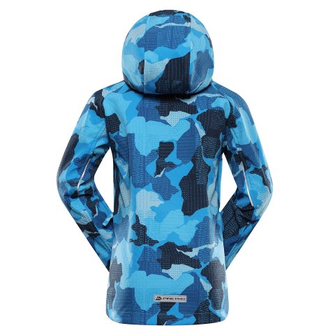 ALPINE PRO - EZORO DĚTSKÁ SOFTSHELLOVÁ BUNDA S MEMBRÁNOU