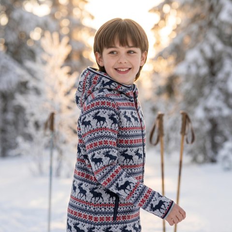 ALPINE PRO - NORESO DĚTSKÝ HŘEJIVÝ SVETR