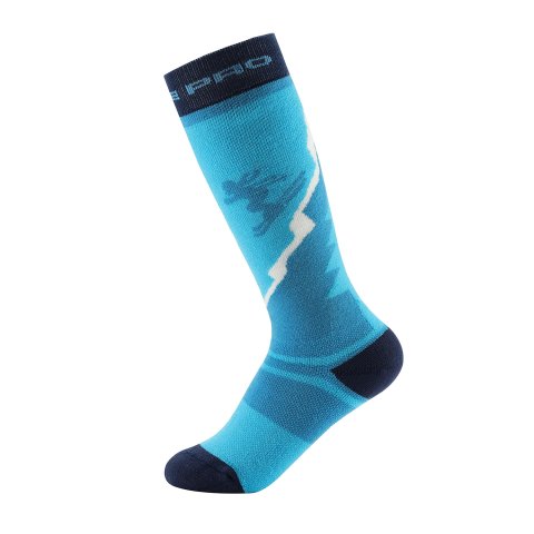 ALPINE PRO - SKYRO DĚTSKÉ PODKOLENKY Z MERINO VLNY