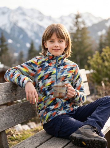 ALPINE PRO - EFLINO DĚTSKÁ FLEECOVÁ MIKINA SE SUPRATHERM