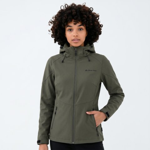ALPINE PRO - HOORA 2 DÁMSKÁ SOFTSHELLOVÁ BUNDA S MEMBRÁNOU