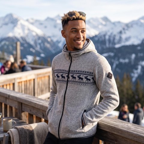 ALPINE PRO - NORES PÁNSKÝ HŘEJIVÝ SVETR S KAPUCÍ