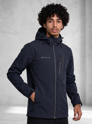 ALPINE PRO - GEDER PÁNSKÁ SOFTSHELLOVÁ BUNDA S MEMBRÁNOU