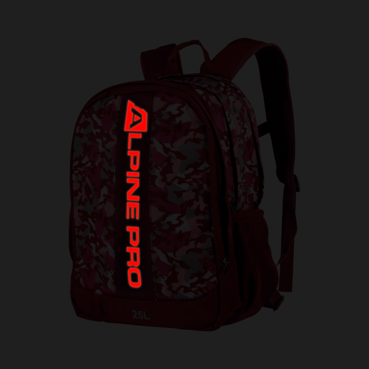 ALPINE PRO - NERAX DĚTSKÝ ŠKOLNÍ BATOH SE SVÍTÍCÍM LOGEM 25L