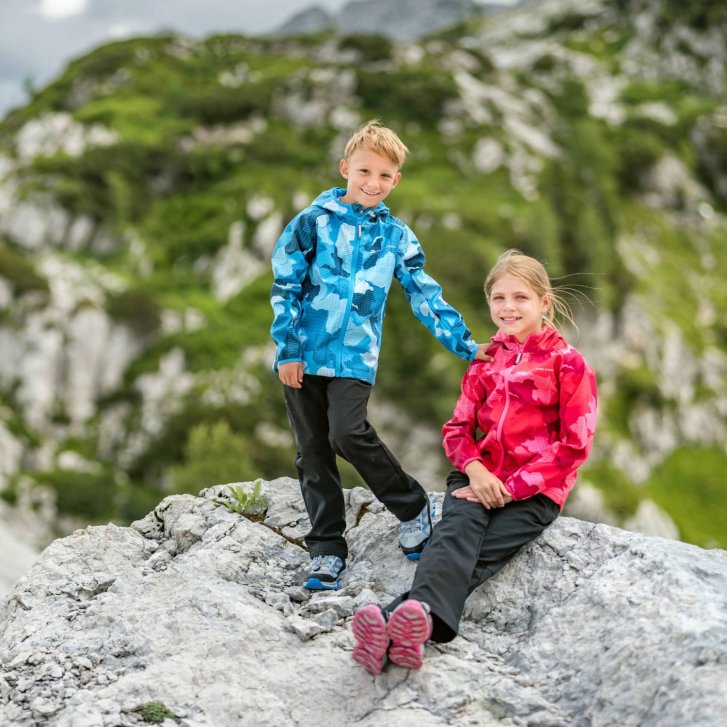 ALPINE PRO - EZORO DĚTSKÁ SOFTSHELLOVÁ BUNDA S MEMBRÁNOU