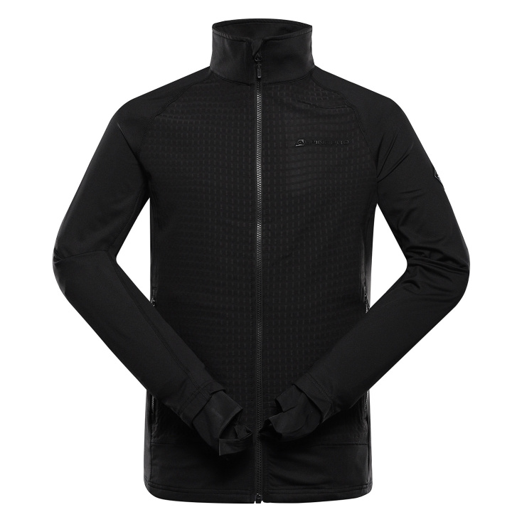 ALPINE PRO - QUERT 2 PÁNSKÁ MIKINA NA ZIP S PROSTRETCH