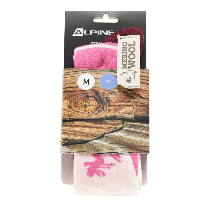 ALPINE PRO - SKYRO DĚTSKÉ LYŽAŘSKÉ PODKOLENKY Z MERINO WOOL