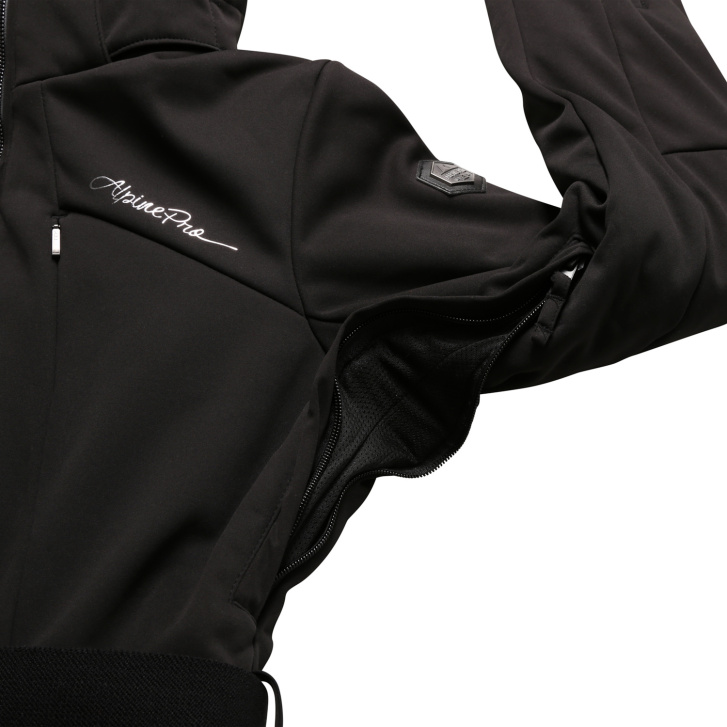 ALPINE PRO - DOWELA 2 DÁMSKA LYŽAŘSKÁ SOFTSHELLOVÁ BUNDA S MEMBRÁNU