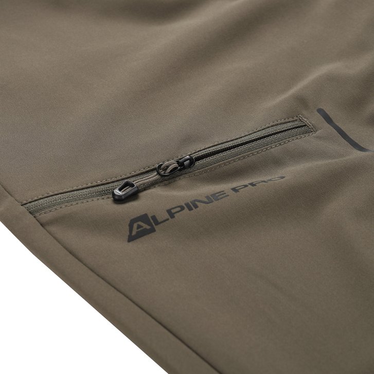 ALPINE PRO - WEDER 2 PÁNSKÉ SOFTSHELLOVÉ CAPRI KALHOTY