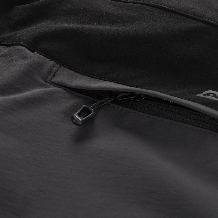 ALPINE PRO - AKAN 3 PÁNSKÉ SOFTSHELLOVÉ KALHOTY