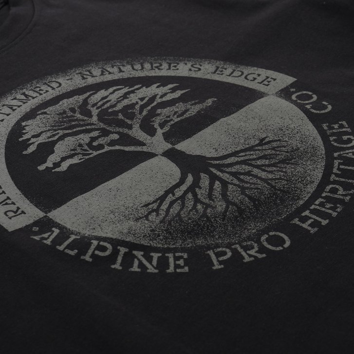 ALPINE PRO - DORG PÁNSKÉ BAVLNĚNÉ TRIKO