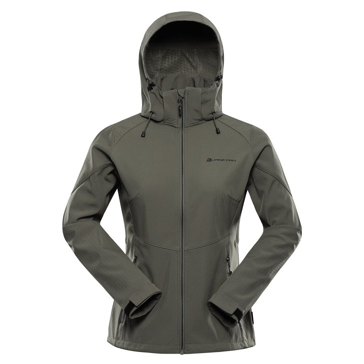 ALPINE PRO - HOORA 2 DÁMSKÁ SOFTSHELLOVÁ BUNDA S MEMBRÁNOU