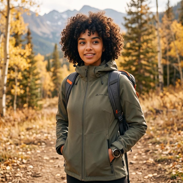 ALPINE PRO - HOORA 2 DÁMSKÁ SOFTSHELLOVÁ BUNDA S MEMBRÁNOU