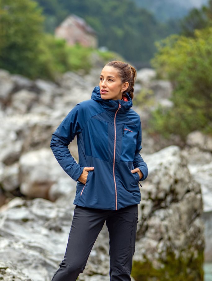ALPINE PRO - TEMUNA DÁMSKÁ OUTDOOROVÁ BUNDA S MEMBRÁNOU PTX