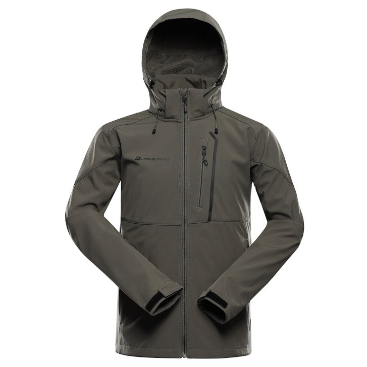 ALPINE PRO - HOOR 2 PÁNSKÁ SOFTSHELLOVÁ BUNDA S MEMBRÁNOU