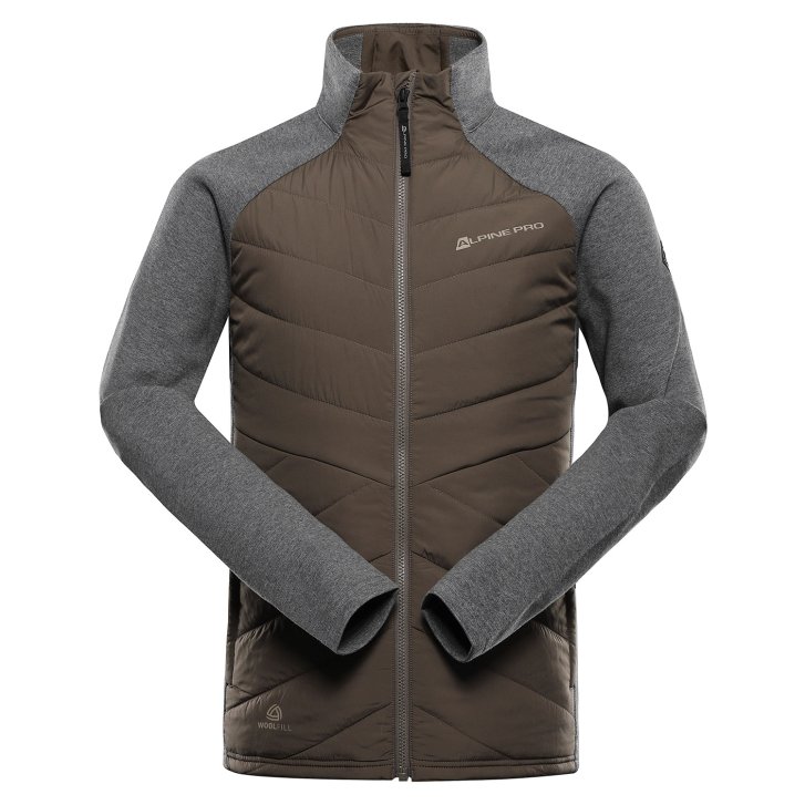 ALPINE PRO - JORW 2 PÁNSKÁ MIKINA S NANOTEX AQUAPEL