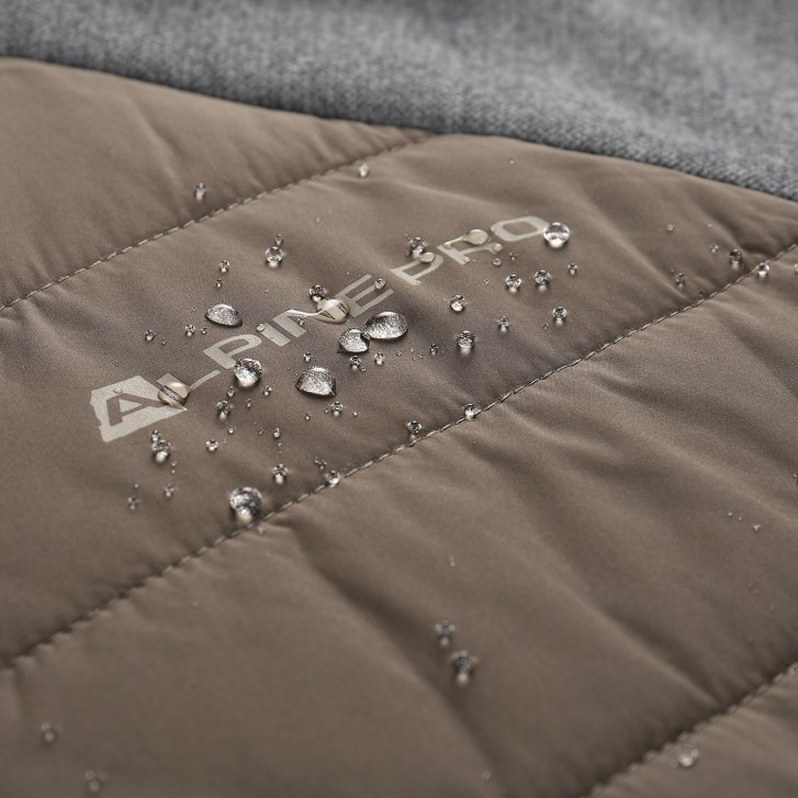 ALPINE PRO - JORW 2 PÁNSKÁ MIKINA S NANOTEX AQUAPEL