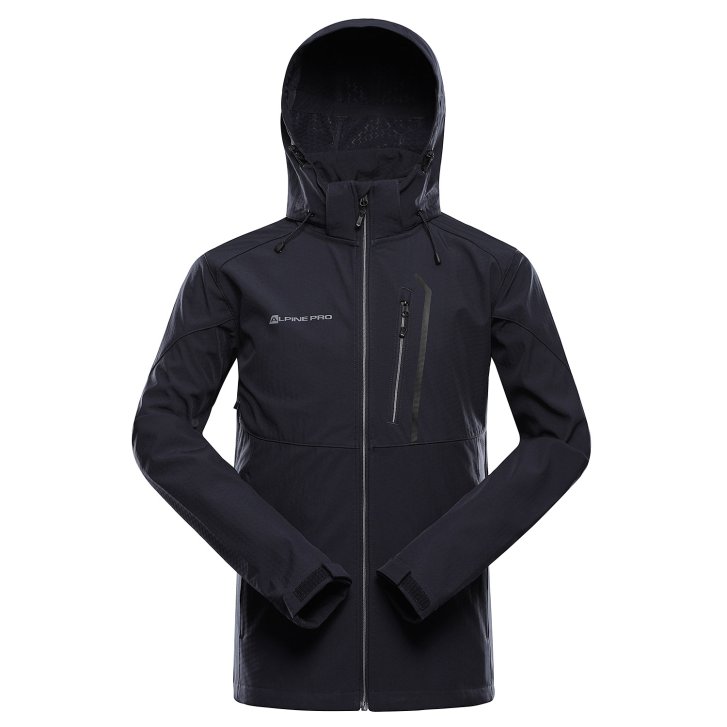 ALPINE PRO - GEDER PÁNSKÁ SOFTSHELLOVÁ BUNDA S MEMBRÁNOU